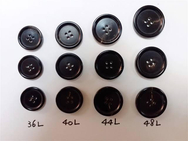 Finished Horn Buttons